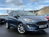Used Ford Fiesta Titanium X 125 HP (91 kW) 2021 Blue Hatchback