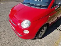 Used Fiat 500 Pop 69 HP (50 kW) 2009 Red Cabriolet