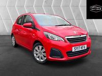 Used Peugeot 108 Active 68 HP (50 kW) 2017 Red Hatchback