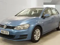 Used VW Golf VII S 2014 Blue Hatchback