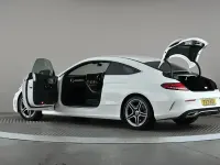 Used Mercedes C200 AMG line 184 HP (135 kW) 2021 White Coupe