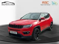Used Jeep Compass Night Eagle 140 HP (102 kW) 2019 Colorado red with black roof SUV