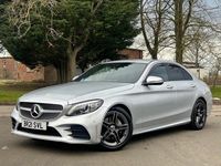 Used Mercedes C220 AMG line 194 HP (142 kW) 2021 Silver Sedan