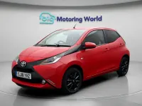 Used Toyota Aygo x-style 69 HP (50 kW) 2018 Red Hatchback