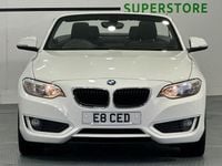 Used BMW 218 Impressive 136 HP (100 kW) 2015 White Cabriolet