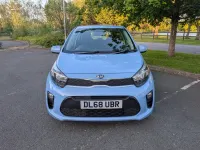 Begagnad Kia Picanto 66 HK (48 kW) 2018 Blå Halvkombi