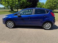 Used Ford Fiesta Titanium 2015 Blue Hatchback