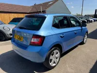 Used Skoda Fabia SE L 110 HP (80 kW) 2018 Blue Hatchback