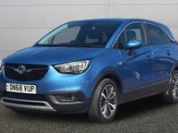 Used Vauxhall Crossland X Elite 82 HP (60 kW) 2018 Blue SUV