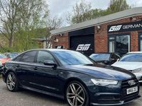 Used Audi A6 Black Edition 190 HP (139 kW) 2017 Blue Sedan