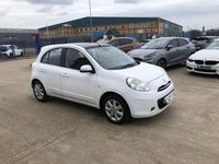 Begagnad Nissan Micra S 2011 Vit Halvkombi