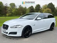 Used Jaguar XF R-Sport 2015 White Estate