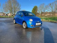 Używany Fiat 500C S 105 KM (77 kW) 2014 Niebieski Kabriolet