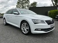 Used Skoda Superb SE L Executive 150 HP (110 kW) 2019 White Estate