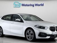 Used BMW 118 Sport Line 136 HP (100 kW) 2021 White Hatchback