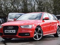 Used Audi A4 Black Edition 150 HP (110 kW) 2013 Red Sedan