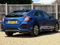 Used Honda Civic SE 2020 Blue Hatchback