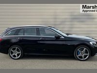 Used Mercedes C350e AMG Line Premium 293 HP (215 kW) 2017 Black Estate