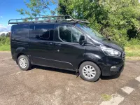 Used Ford Transit Custom Limited 130 HP (95 kW) 2019 Black Van