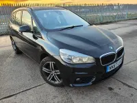 Begagnad BMW 218 Gran Tourer Sport Line 2017 Svart Minibuss