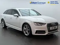 Used Audi A4 S-Line 190 HP (139 kW) 2018 White Estate