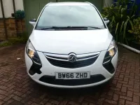 Used Vauxhall Zafira SRi 170 HP (125 kW) 2016 White MPV