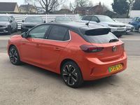 Used Vauxhall Corsa-e Elite 100 kW (136 HP) 2020 Orange Hatchback