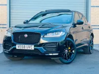 Second-hand Jaguar F-Pace R-Sport 180 CP (132 kW) 2018 Negru SUV