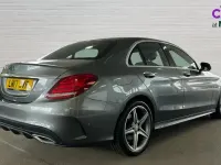 Used Mercedes C220 AMG line 170 HP (125 kW) 2017 Grey Sedan