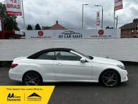 Used Mercedes E220 AMG line 174 HP (127 kW) 2016 White Cabriolet