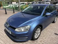 Used VW Golf VII SE 105 HP (77 kW) 2014 Blue Hatchback