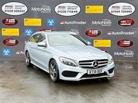 Used Mercedes C220 AMG line 170 HP (125 kW) 2018 Silver Estate