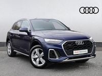 Used Audi Q5 S-Line 299 HP (219 kW) 2022 Blue SUV
