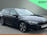Used Skoda Octavia vRS 265 HP (194 kW) 2025 Black magic pearl effect Estate