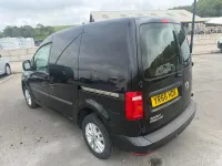 Used VW Caddy Highline 102 HP (75 kW) 2016 Black MPV