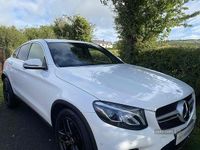Used Mercedes GLC220 AMG line 2017 White Coupe