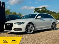 Used Audi A6 S-Line 204 HP (150 kW) 2015 White Estate
