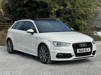 Used Audi A3 Sportback S-Line 150 HP (110 kW) 2014 White Hatchback