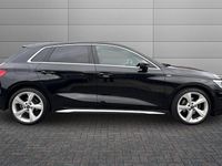 Used Audi A3 S-Line 110 HP (80 kW) 2023 Black Sedan