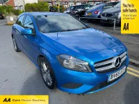 Used Mercedes A200 134 HP (98 kW) 2015 Blue Hatchback