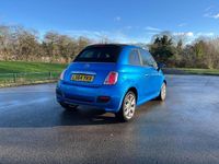 Used Fiat 500C S 105 HP (77 kW) 2014 Blue Cabriolet
