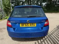 Used Skoda Fabia SE 60 HP (44 kW) 2015 Blue Hatchback