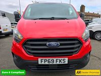 used Ford 300 Transit Custom 2.0LEADER P/V ECOBLUE 104 BHP IN RED WITH 72,600 MILES AND A FULL SERV