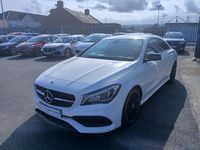 Used Mercedes CLA220 AMG line 2018 White Sedan