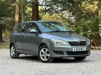 Used Skoda Fabia SE 68 HP (50 kW) 2013 Grey Hatchback
