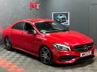 Used Mercedes CLA180 AMG line 2017 Red Coupe