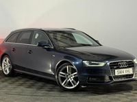 Used Audi A4 S-Line 177 HP (130 kW) 2014 Blue Estate