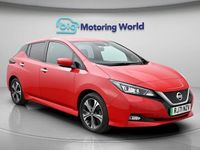 Used Nissan Leaf Tekna 110 kW (150 HP) 2021 Red Hatchback