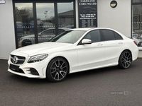 Used Mercedes C220 AMG line 2018 White Sedan