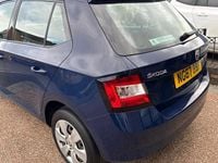 Used Skoda Fabia 75 HP (55 kW) 2018 Blue Hatchback